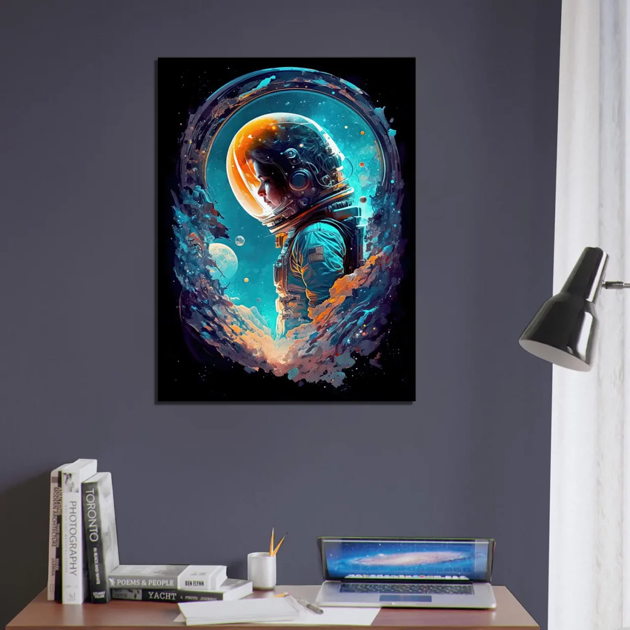 la cosmonaute au hublot