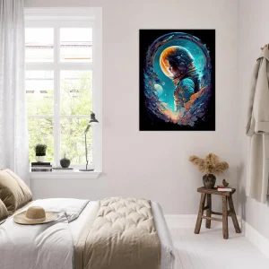 la cosmonaute au hublot