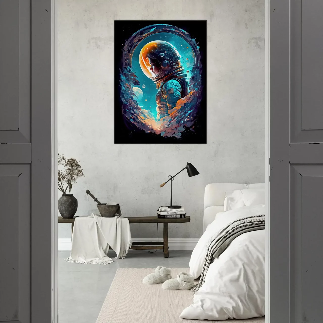 la cosmonaute au hublot