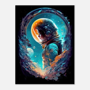 la cosmonaute au hublot