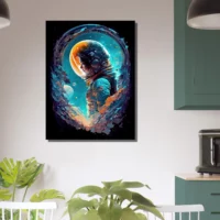 la cosmonaute au hublot