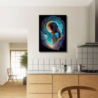 la cosmonaute au hublot