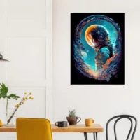 la cosmonaute au hublot