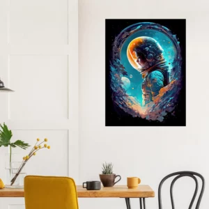 la cosmonaute au hublot