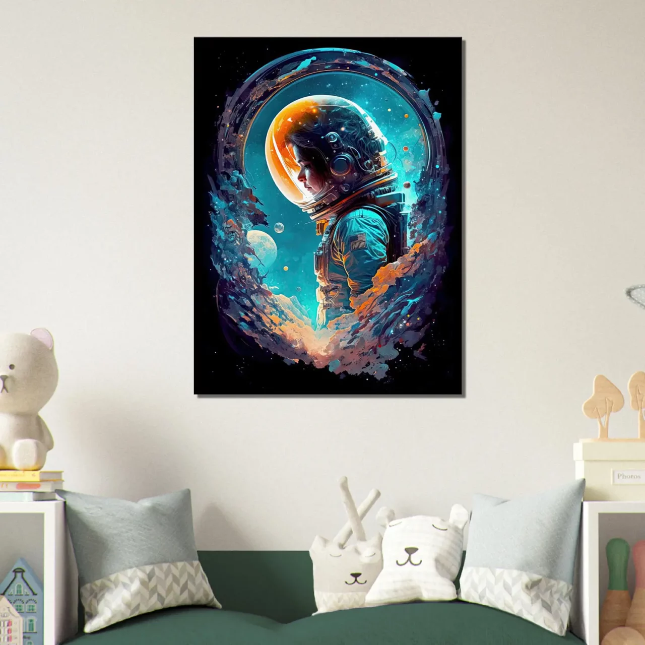 la cosmonaute au hublot