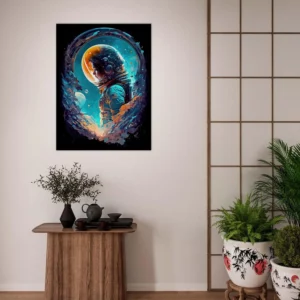 la cosmonaute au hublot