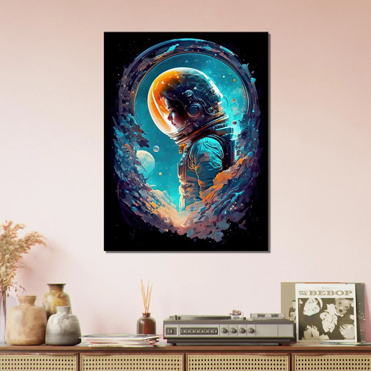 la cosmonaute au hublot