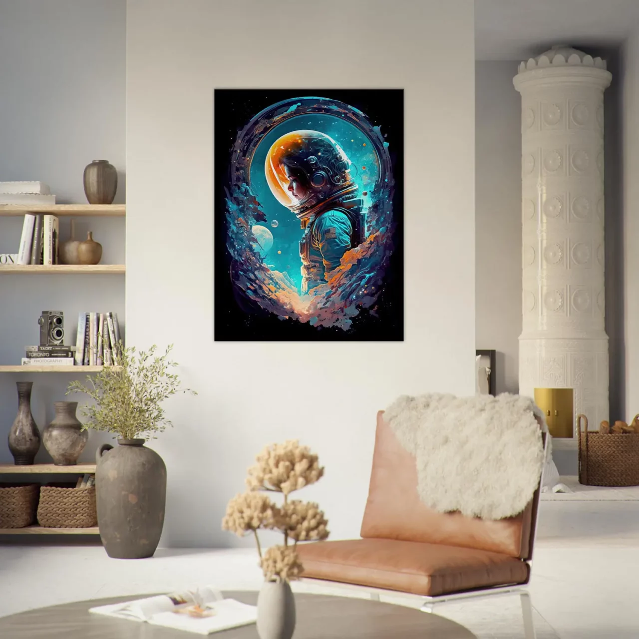 la cosmonaute au hublot