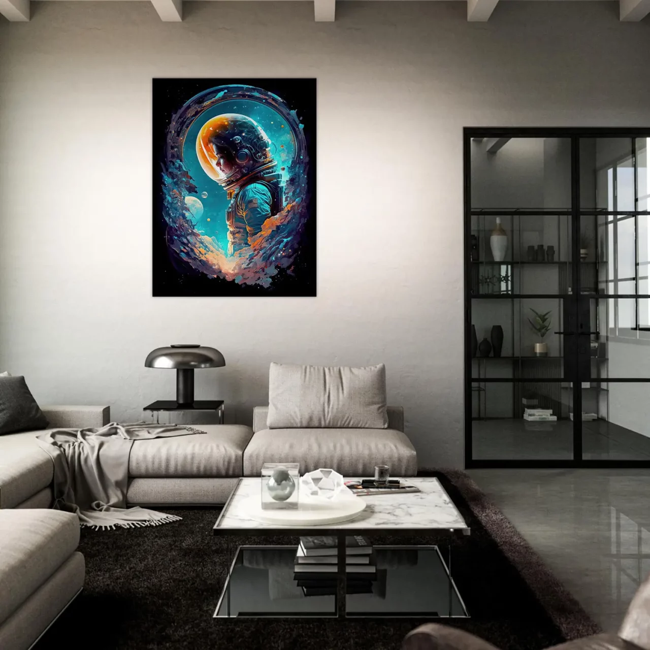 la cosmonaute au hublot