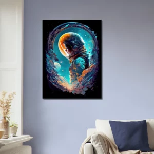 la cosmonaute au hublot