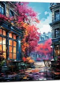 les terrasses de paris en automne