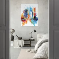 Cadre Métropole dynamique paysage urbain abstrait métropole dynamique paysage urbain abstrait