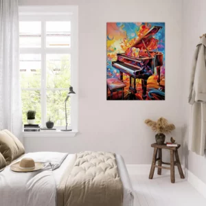 piano psychédélique et multi couleur