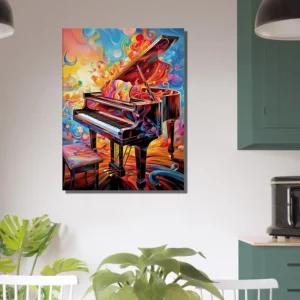 piano psychédélique et multi couleur