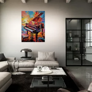 piano psychédélique et multi couleur