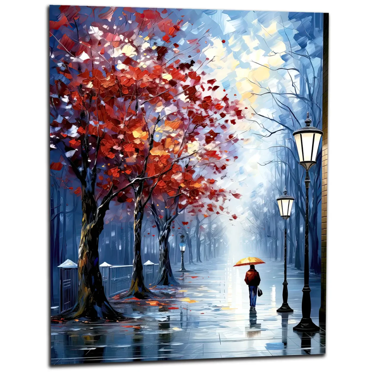 Promenade solitaire nocturne en automne promenade solitaire nocturne en automne