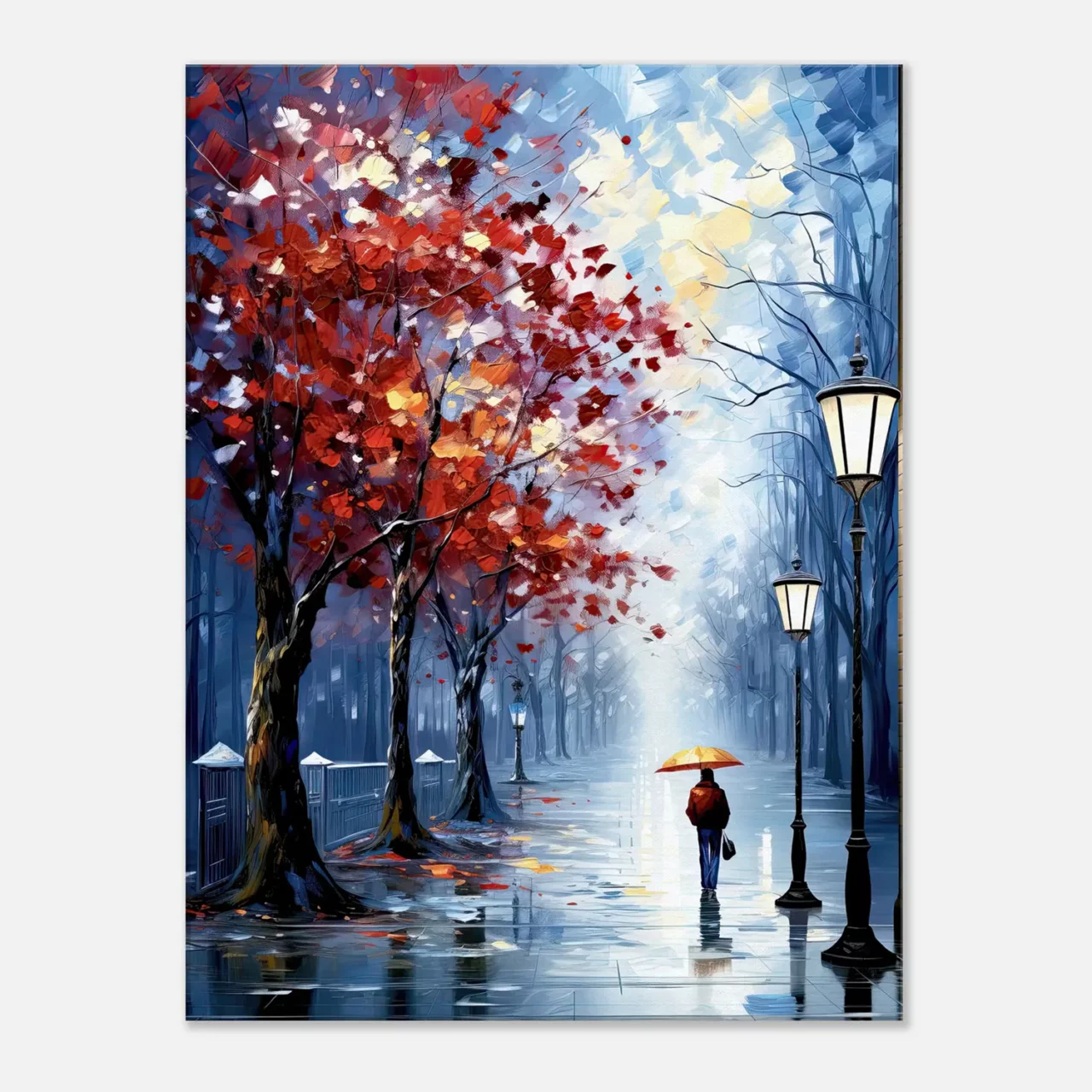 Promenade solitaire nocturne en automne promenade solitaire nocturne en automne