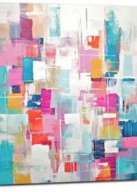 Cadre mural Reve abstrait cubique coloré reve abstrait cubique coloré