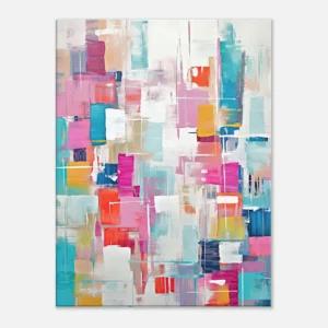 reve abstrait cubique coloré