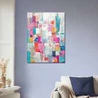 reve abstrait cubique coloré