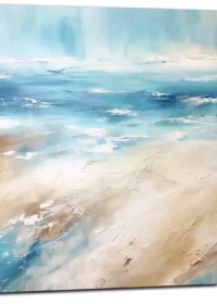Sable et Ocean Tableau mural Art Abstrait sable et ocean art abstrait