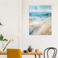 Sable et Ocean Tableau mural Art Abstrait sable et ocean art abstrait