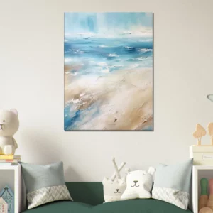 sable et ocean art abstrait