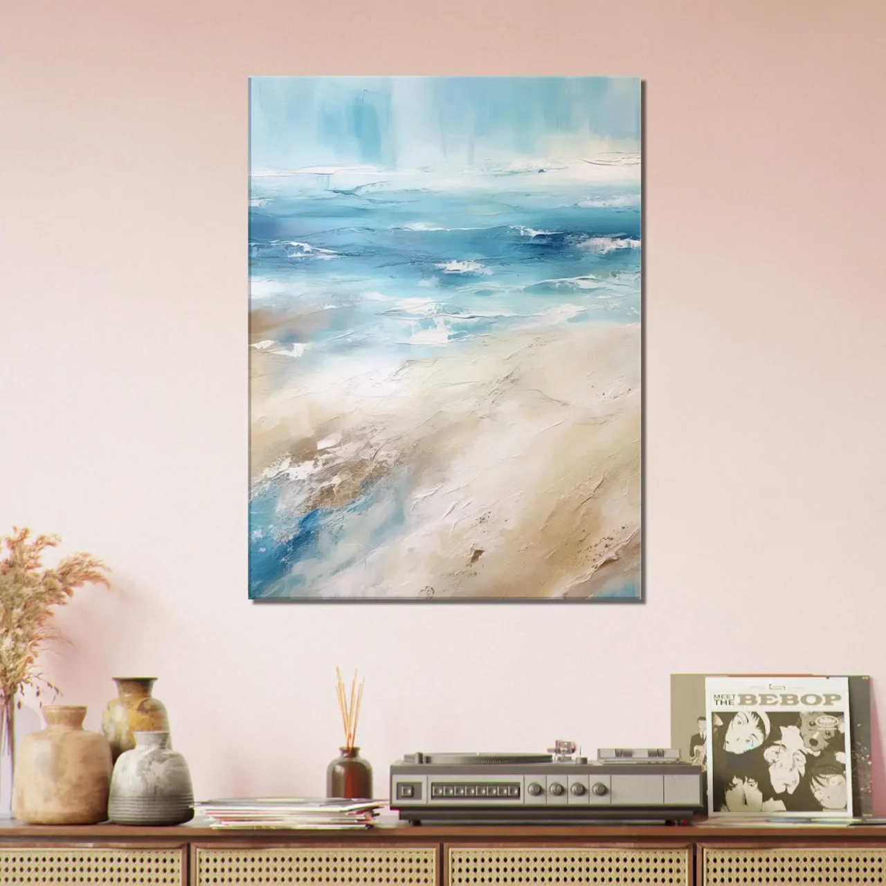 sable et ocean art abstrait