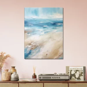sable et ocean art abstrait