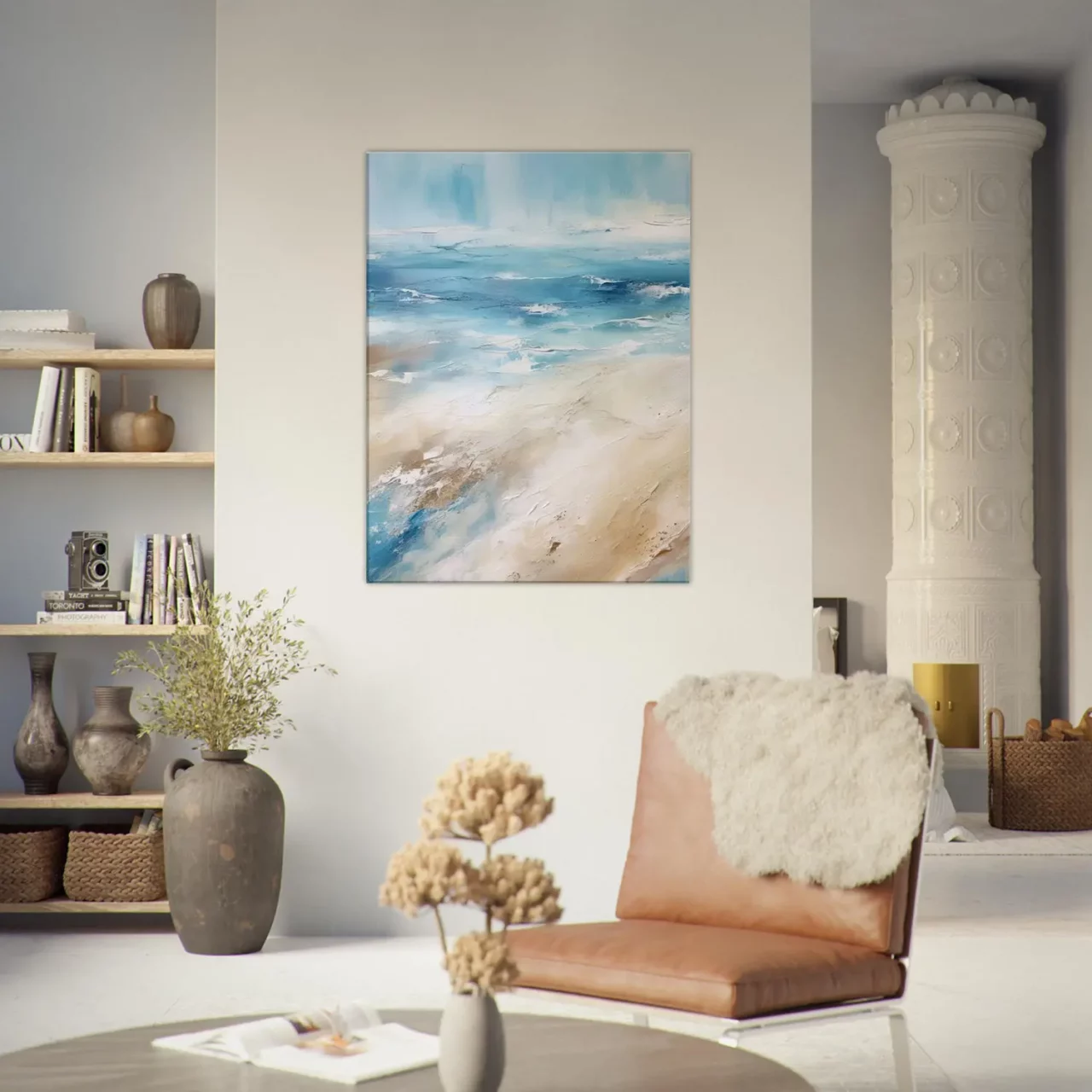 sable et ocean art abstrait