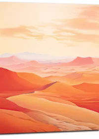 Cadre déco Sable rouge des dunes du Sahara sable rouge des dunes du sahara