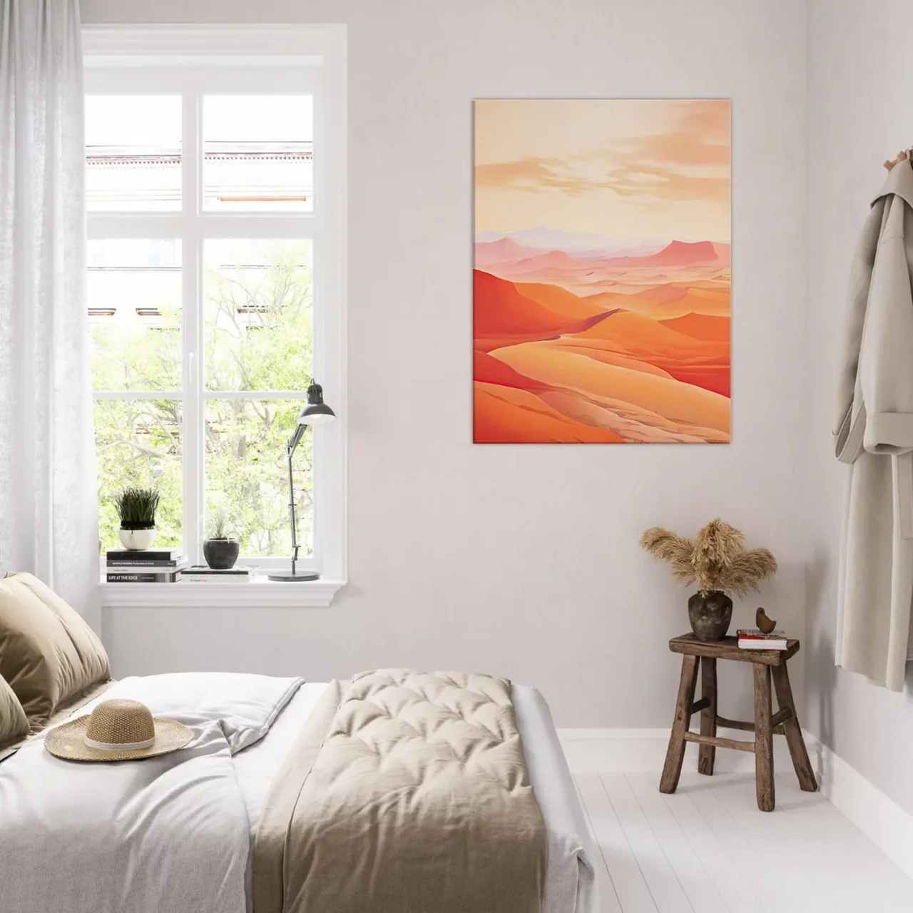 sable rouge des dunes du sahara