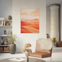 sable rouge des dunes du sahara