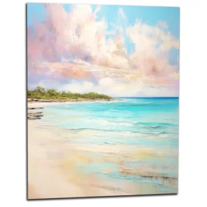 Sérénité pastel et rêve côtier
