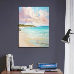 sérénité pastel et rêve côtier