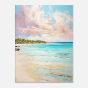 sérénité pastel et rêve côtier