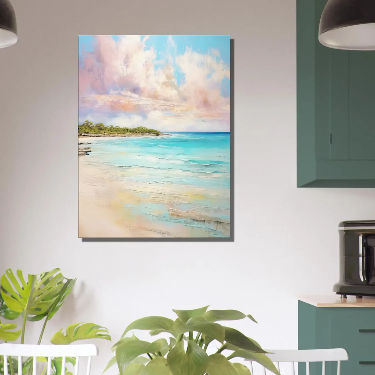 sérénité pastel et rêve côtier