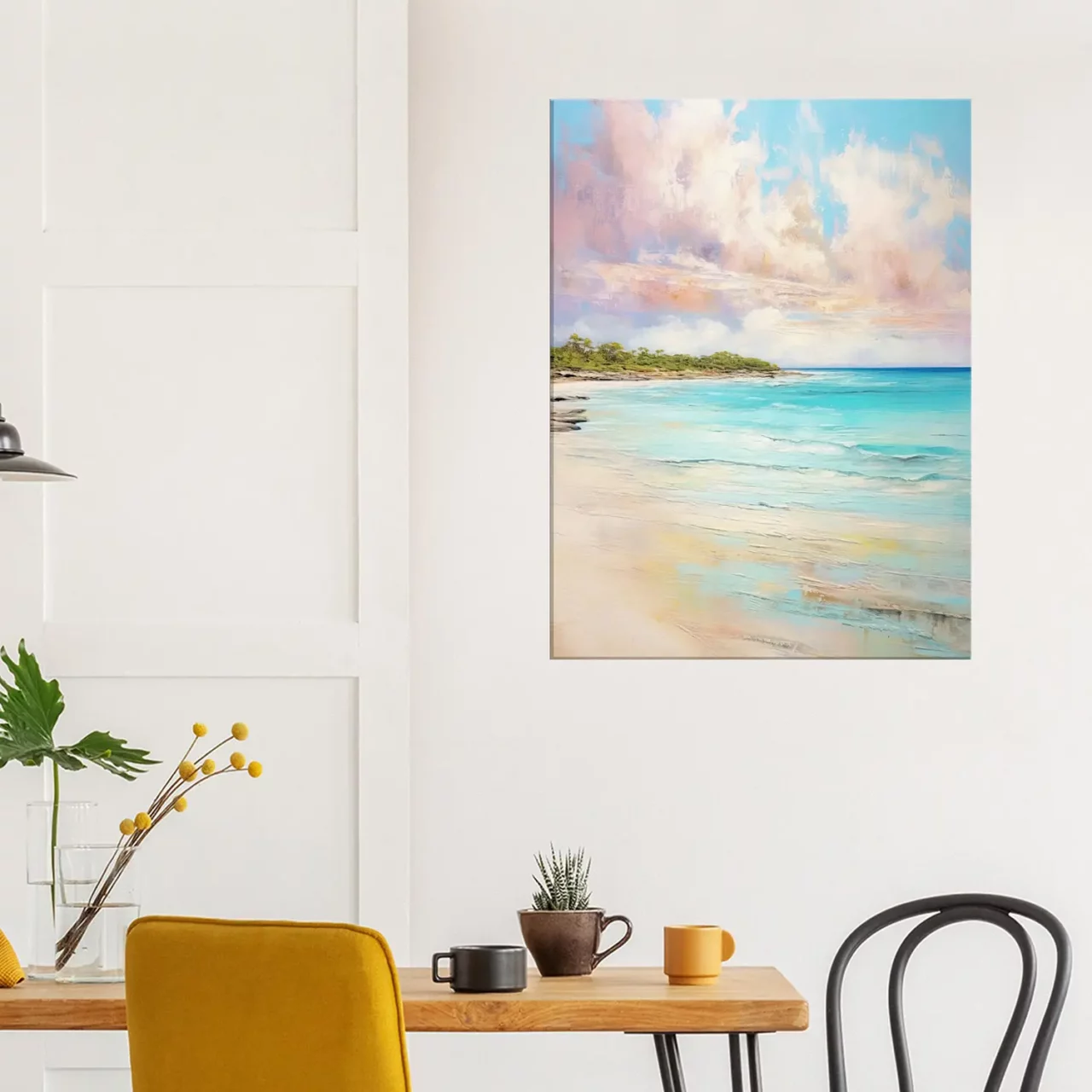 sérénité pastel et rêve côtier