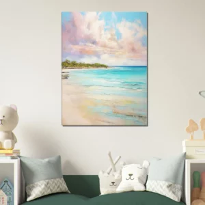 sérénité pastel et rêve côtier