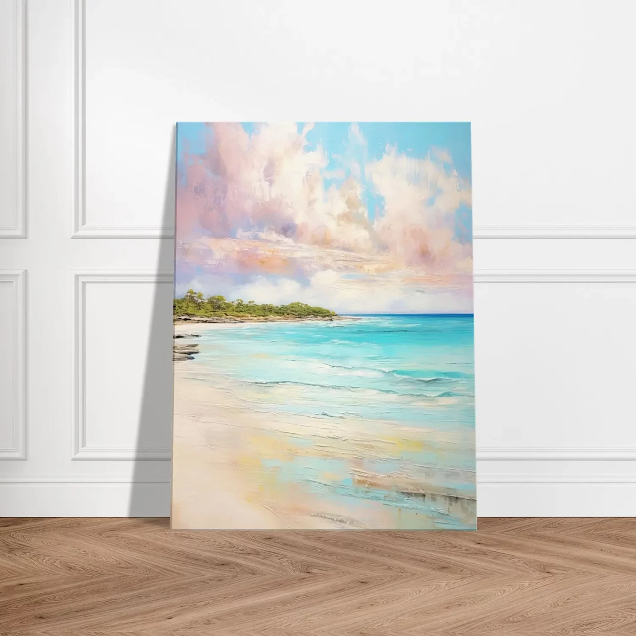 sérénité pastel et rêve côtier