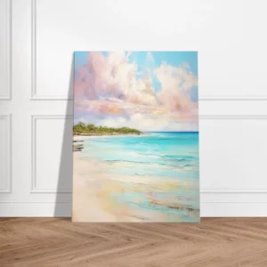 sérénité pastel et rêve côtier