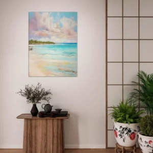 sérénité pastel et rêve côtier