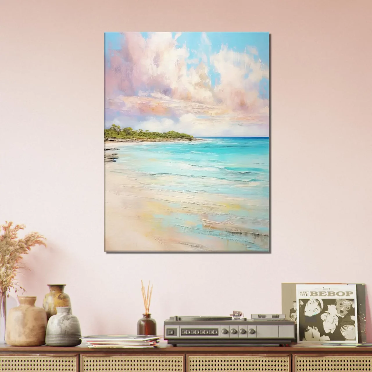 sérénité pastel et rêve côtier