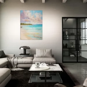 sérénité pastel et rêve côtier