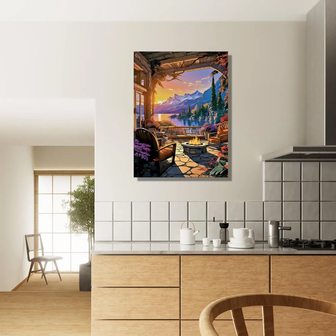 soirée d'été sur le lac louise canada