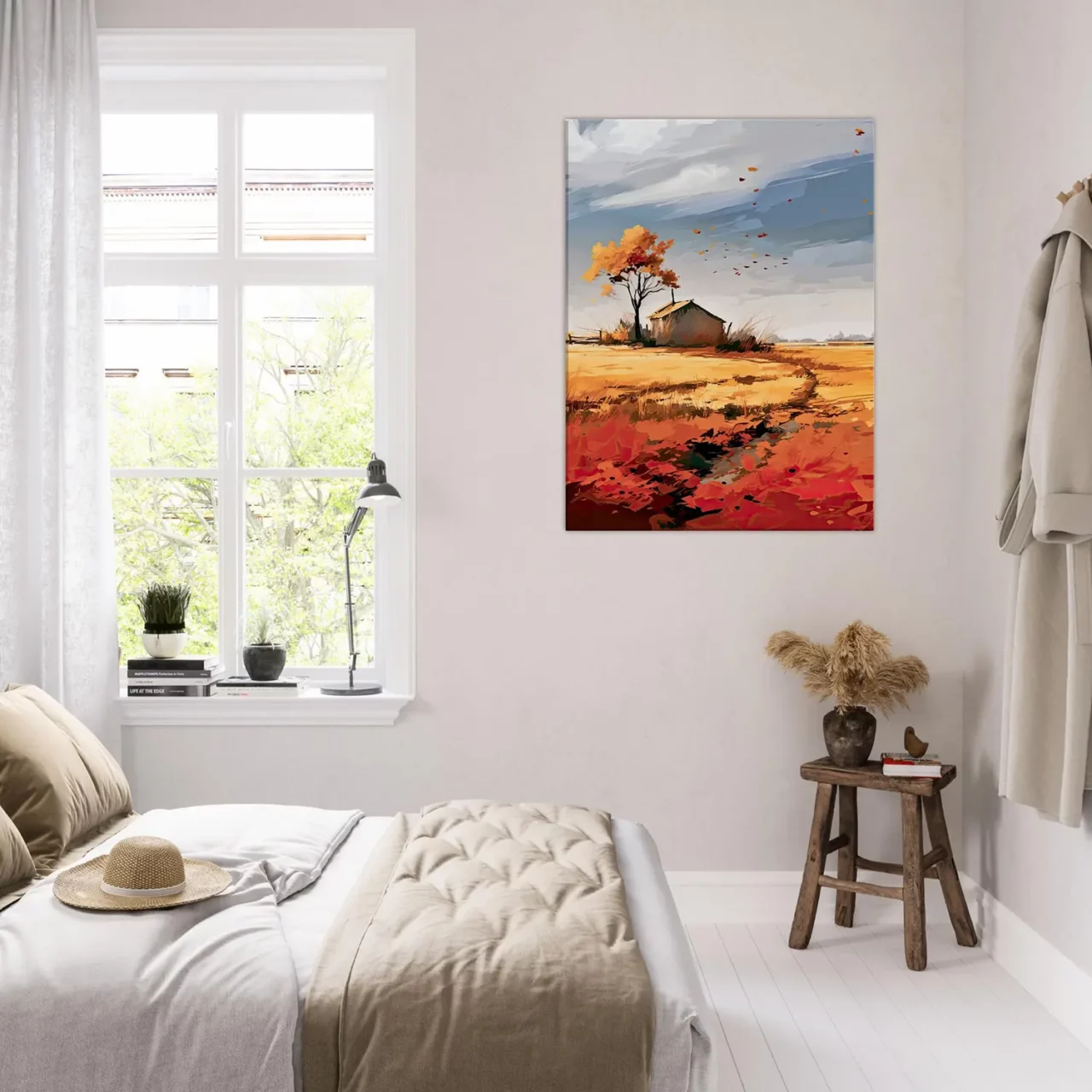 souffle de l'automne sur une maison de campagne