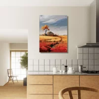 souffle de l'automne sur une maison de campagne