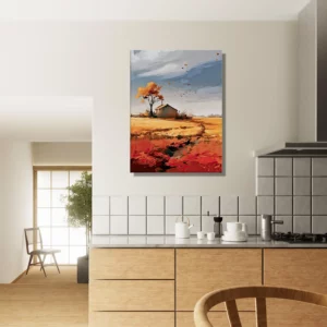 souffle de l'automne sur une maison de campagne