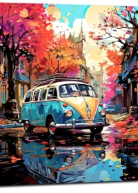 Tableau Van City Life Couleurs d’automne van city life couleurs d'automne
