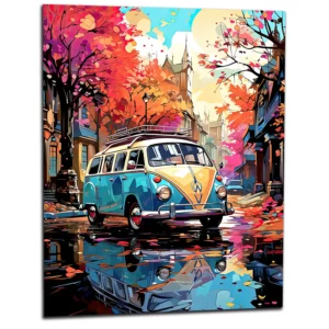 Tableau Van City Life Couleurs d’automne